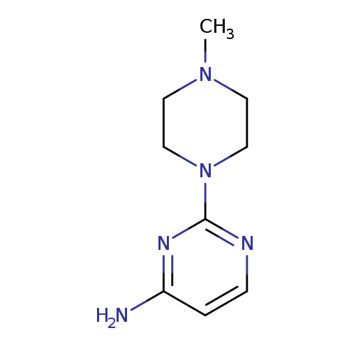 CN1CCN(CC1)c1nccc(n1)N
