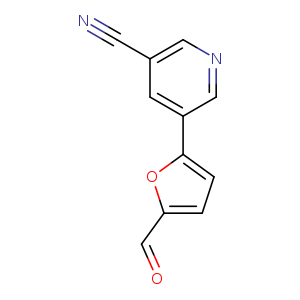 O=Cc1ccc(o1)c1cncc(c1)C#N