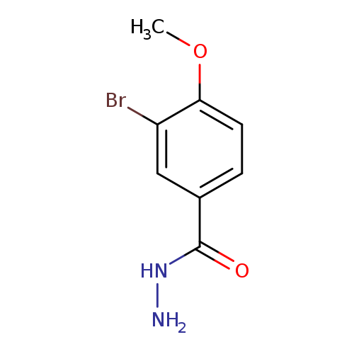 NNC(=O)c1ccc(c(c1)Br)OC