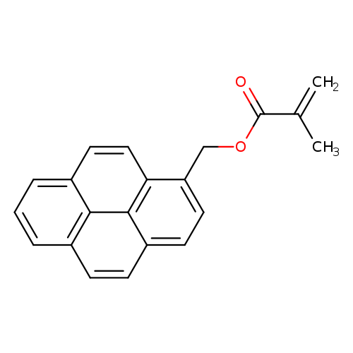 O=C(C(=C)C)OCc1ccc2c3c1ccc1c3c(cc2)ccc1