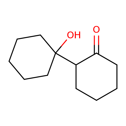 O=C1CCCCC1C1(O)CCCCC1