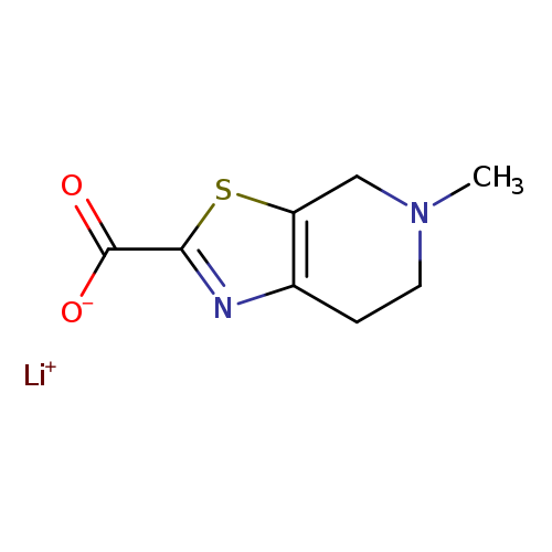 CN1CCc2c(C1)sc(n2)C(=O)[O-].[Li+]