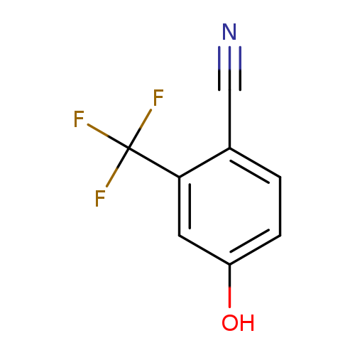 N#Cc1ccc(cc1C(F)(F)F)O