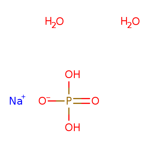 [O-]P(=O)(O)O.O.O.[Na+]