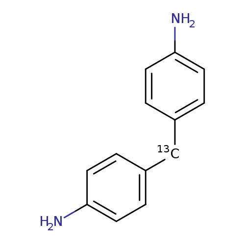 Nc1ccc(cc1)[13CH2]c1ccc(cc1)N