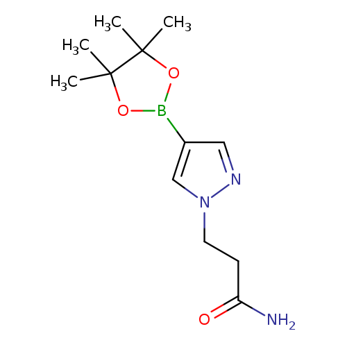 NC(=O)CCn1ncc(c1)B1OC(C(O1)(C)C)(C)C