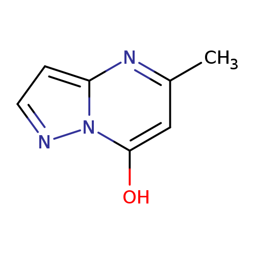 Cc1cc(O)n2c(n1)ccn2