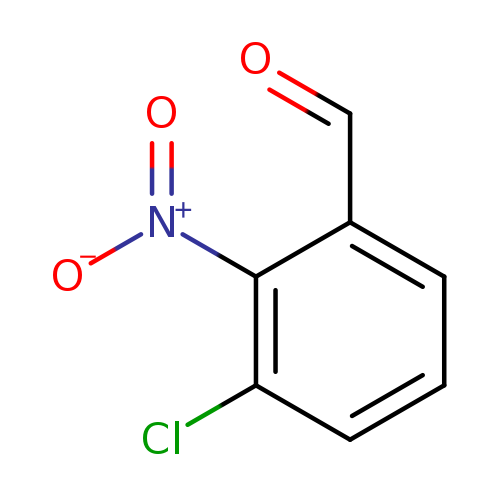 O=Cc1cccc(c1[N+](=O)[O-])Cl