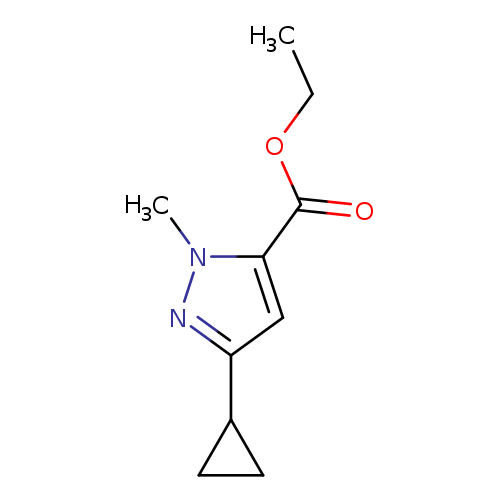 CCOC(=O)c1cc(nn1C)C1CC1