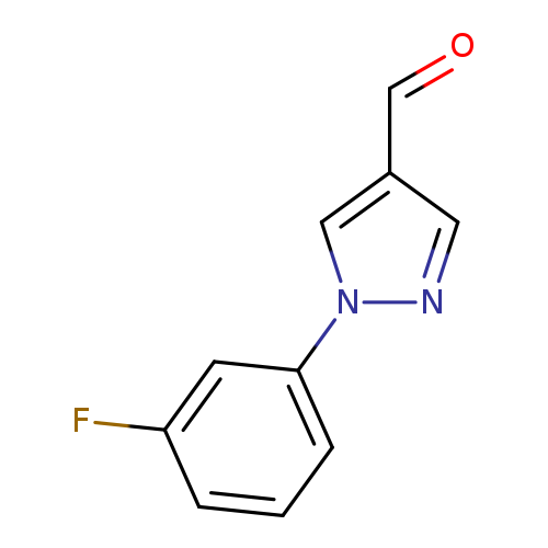 O=Cc1cnn(c1)c1cccc(c1)F