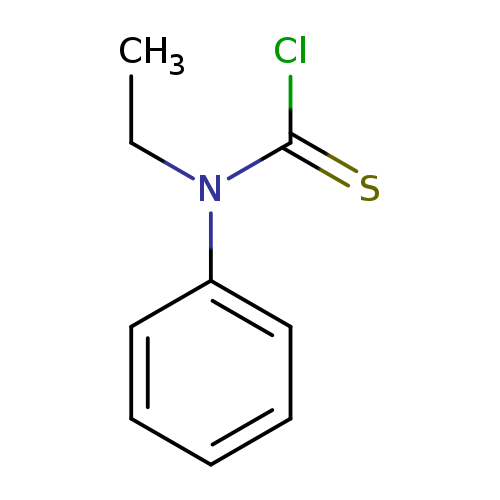 CCN(c1ccccc1)C(=S)Cl