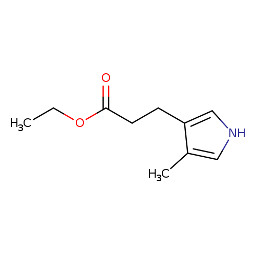 CCOC(=O)CCc1c[nH]cc1C