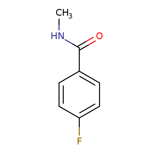 CNC(=O)c1ccc(cc1)F