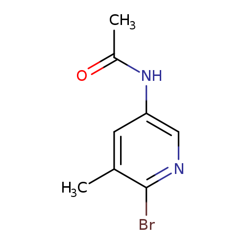 CC(=O)Nc1cnc(c(c1)C)Br