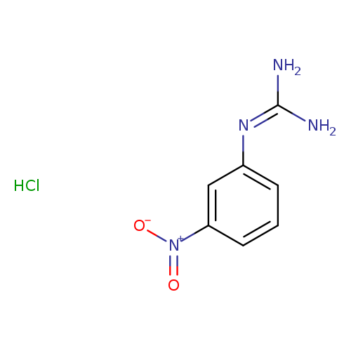 NC(=Nc1cccc(c1)[N+](=O)[O-])N.Cl