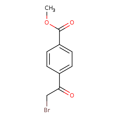 COC(=O)c1ccc(cc1)C(=O)CBr