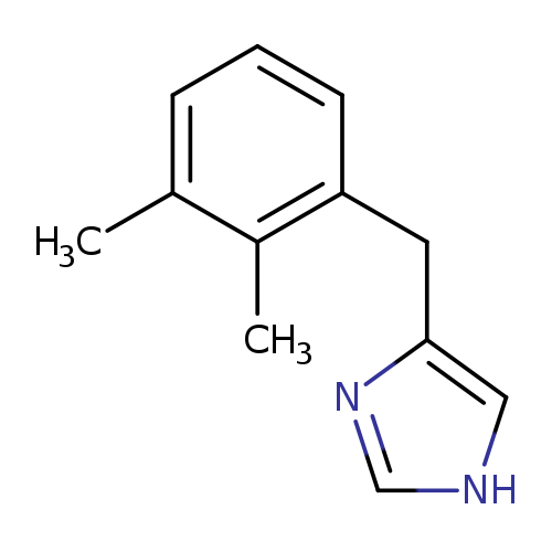 Cc1cccc(c1C)Cc1c[nH]cn1