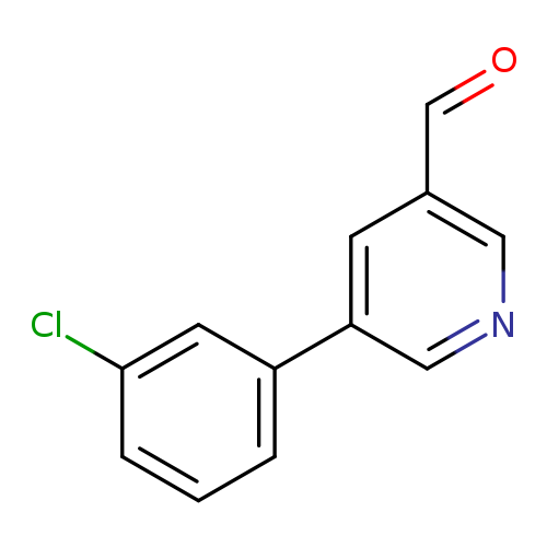 O=Cc1cncc(c1)c1cccc(c1)Cl
