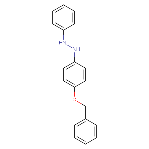 c1ccc(cc1)NNc1ccc(cc1)OCc1ccccc1