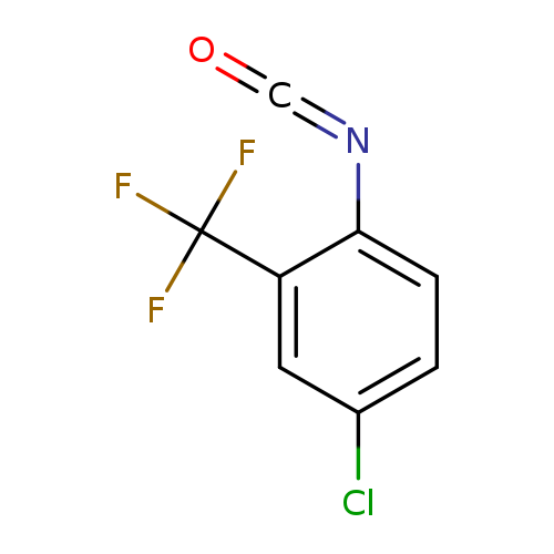 O=C=Nc1ccc(cc1C(F)(F)F)Cl