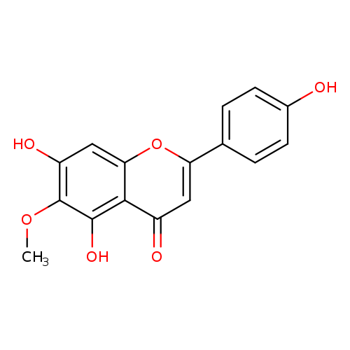 COc1c(O)cc2c(c1O)c(=O)cc(o2)c1ccc(cc1)O