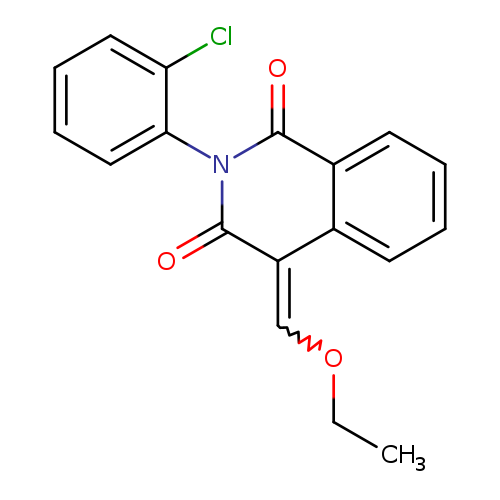 CCOC=C1c2ccccc2C(=O)N(C1=O)c1ccccc1Cl