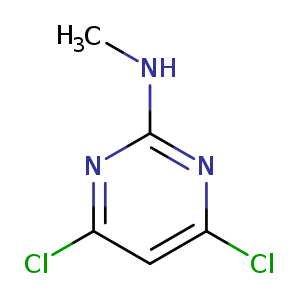 CNc1nc(Cl)cc(n1)Cl
