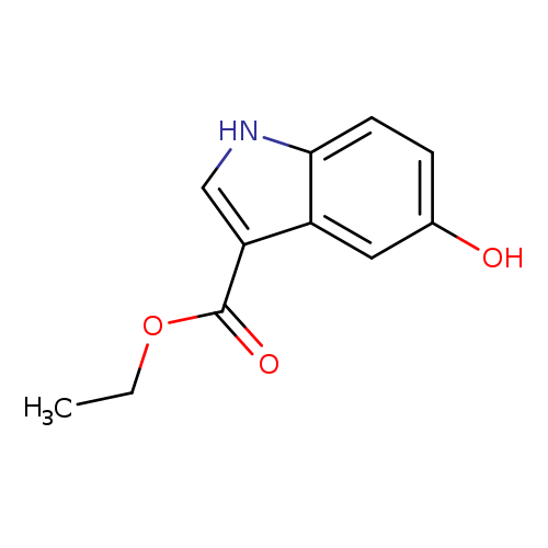 CCOC(=O)c1c[nH]c2c1cc(O)cc2