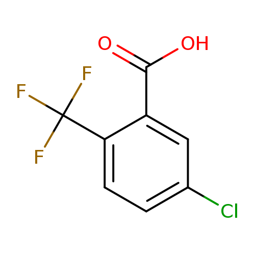 Clc1ccc(c(c1)C(=O)O)C(F)(F)F