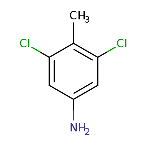 Nc1cc(Cl)c(c(c1)Cl)C