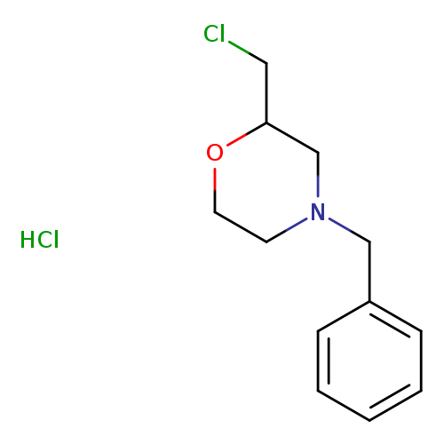 ClCC1OCCN(C1)Cc1ccccc1.Cl