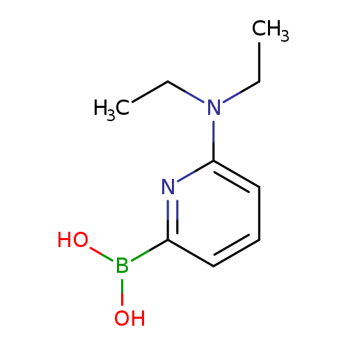 CCN(c1cccc(n1)B(O)O)CC
