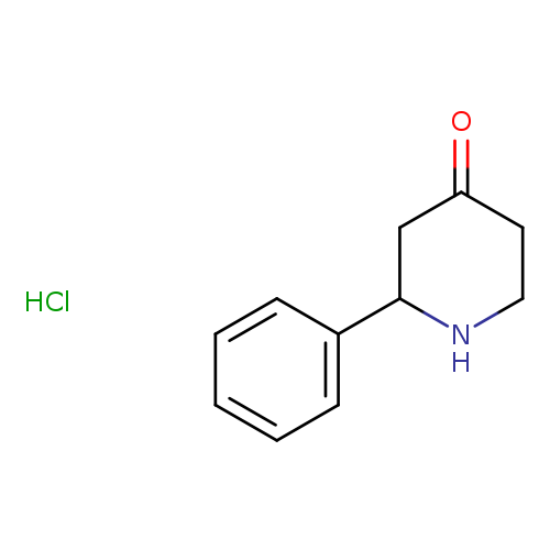 O=C1CCNC(C1)c1ccccc1.Cl