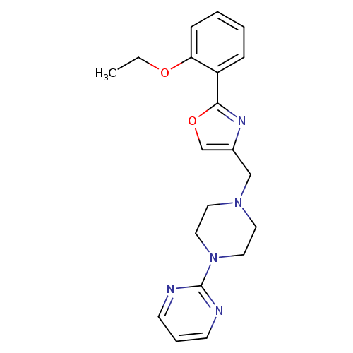 CCOc1ccccc1c1occ(n1)CN1CCN(CC1)c1ncccn1