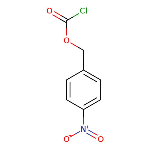 ClC(=O)OCc1ccc(cc1)[N+](=O)[O-]