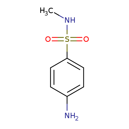 CNS(=O)(=O)c1ccc(cc1)N