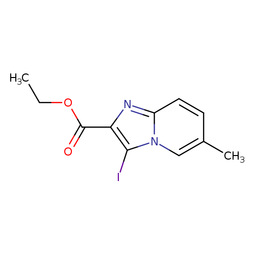 CCOC(=O)c1nc2n(c1I)cc(cc2)C