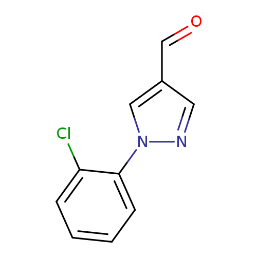 O=Cc1cnn(c1)c1ccccc1Cl
