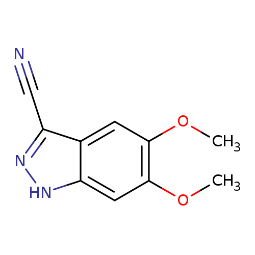 COc1cc2c(C#N)n[nH]c2cc1OC