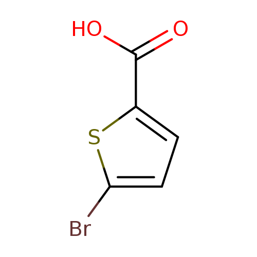 OC(=O)c1ccc(s1)Br