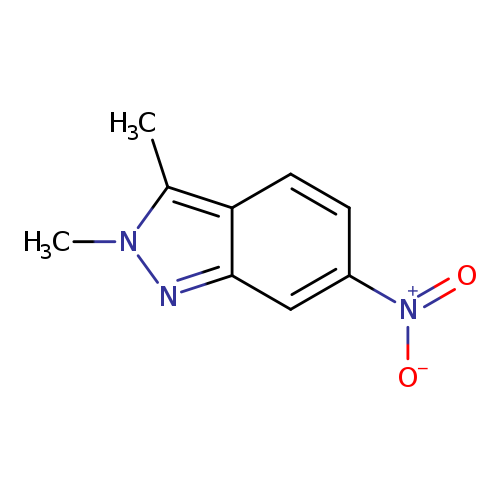 [O-][N+](=O)c1ccc2c(c1)nn(c2C)C