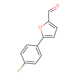 O=Cc1ccc(o1)c1ccc(cc1)F