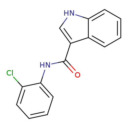 Clc1ccccc1NC(=O)c1c[nH]c2c1cccc2
