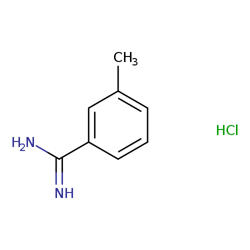 Cc1cccc(c1)C(=N)N.Cl