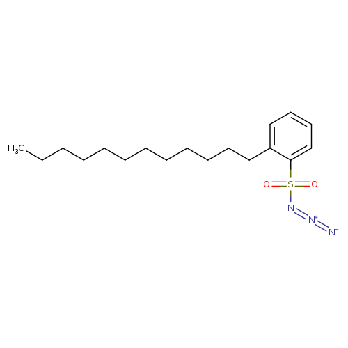 CCCCCCCCCCCCc1ccccc1S(=O)(=O)N=N#N
