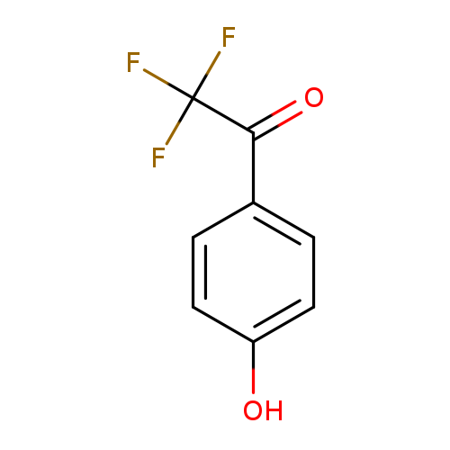 O=C(C(F)(F)F)c1ccc(cc1)O