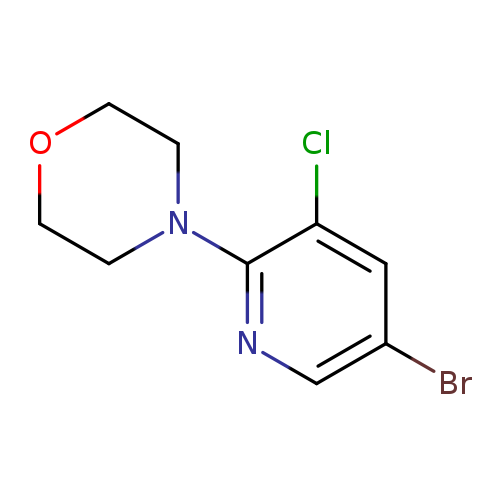 Brc1cnc(c(c1)Cl)N1CCOCC1