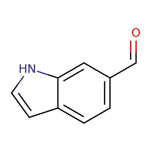 O=Cc1ccc2c(c1)[nH]cc2