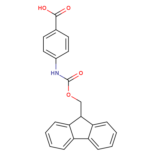 O=C(Nc1ccc(cc1)C(=O)O)OCC1c2ccccc2c2c1cccc2