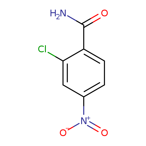 NC(=O)c1ccc(cc1Cl)[N+](=O)[O-]
